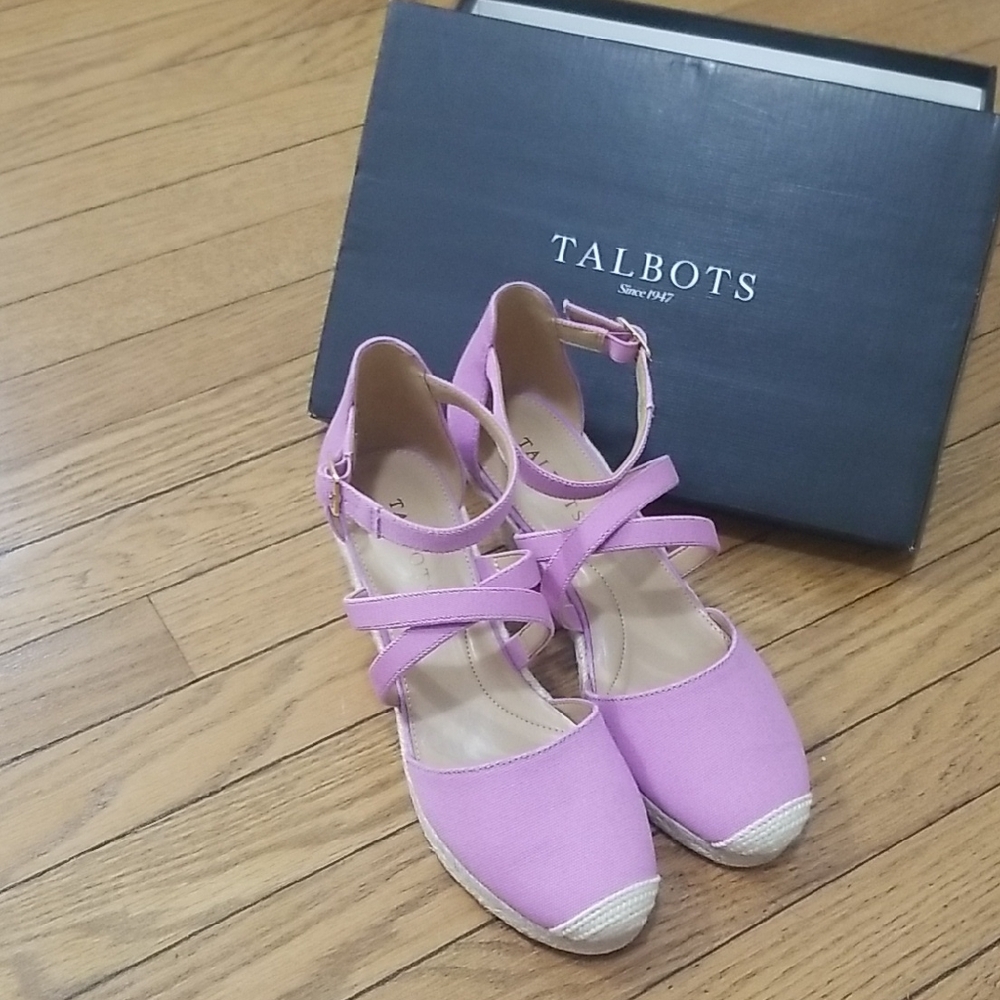 Talbots Lavender Espadrille Flats